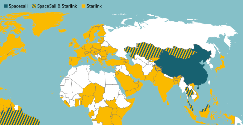 US’s Starlink still dominates the satellite market around the world 