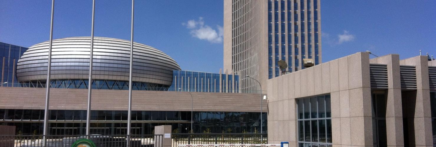 The African Union headquarters in Addis Ababa was funded and built by China. In 2018, French newspaper Le Monde quoted anonymous AU sources saying that data had been transferred to Chinese servers for five years.