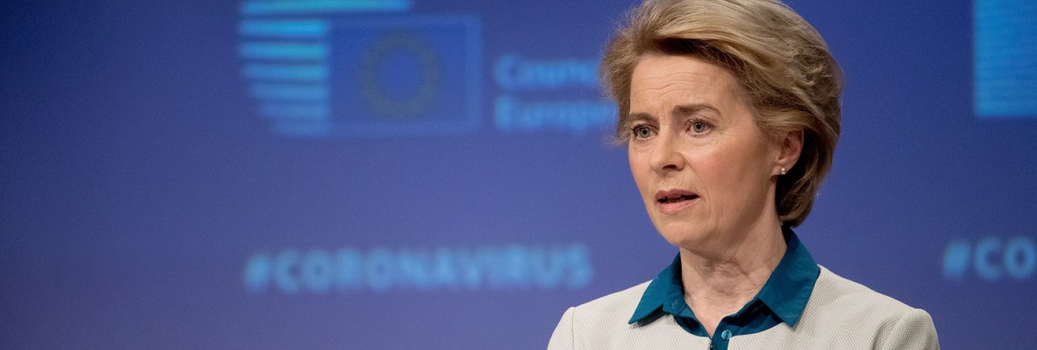 EU Commission President Ursula von der Leyen said she would welcome China’s co-operation in investing the origins of the coronavirus pandemic. Source: picture alliance/Photoshot