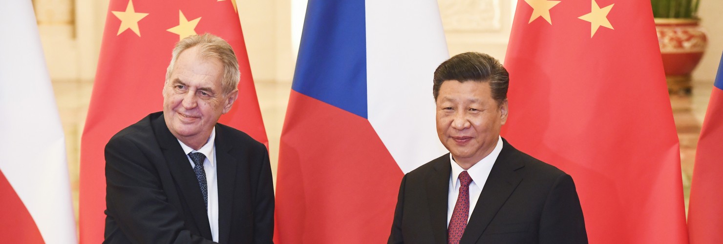 Milos Zeman Xi Jinping