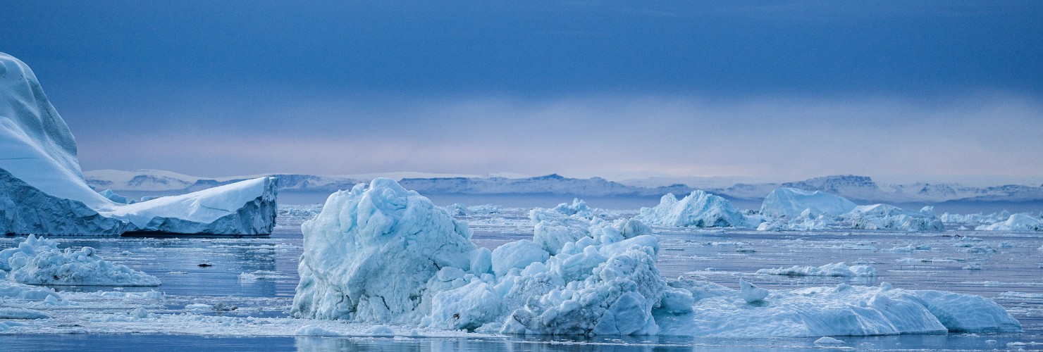 Icebergs near Ilulissat, Greenland