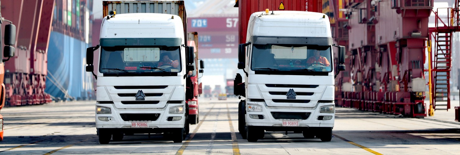 Qianwan Container Terminal at Qingdao Port in Qingdao, east China's Shandong Province