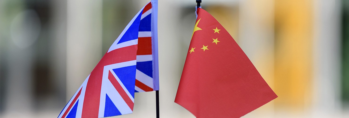 UK and Chinese Flag