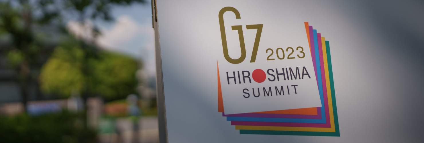 G7 Hiroshima summit logo