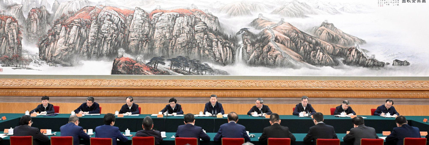 Xi Jinping attends a symposium in Beijing