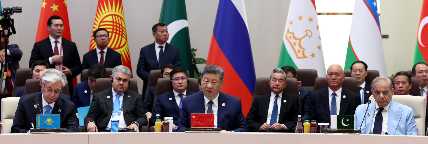 China's President Xi Jinping (C) gives a speech at a SCO+ format meeting of the Shanghai Cooperation Organisation (SCO) summit in Bishkek, Kyrgyzstan on Tuesday on September 1, 2026