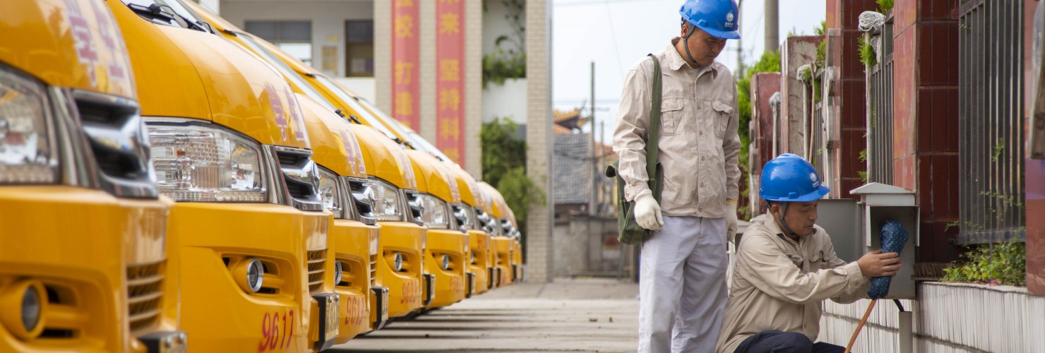 Electric School Bus Safety Inspection