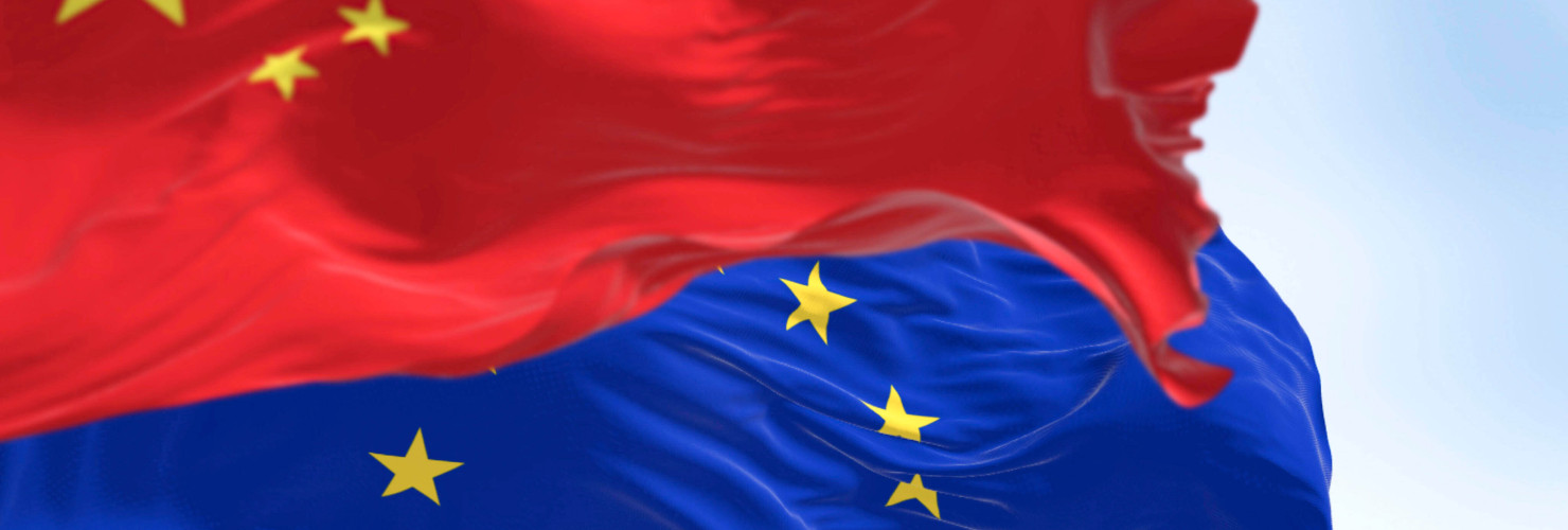EU China flags