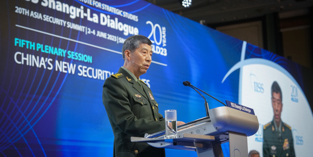Chinese Defense Minister Gen. Li Shangfu at the Shangri-La Dialogue