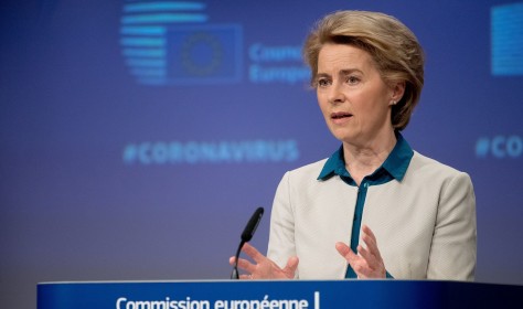 EU Commission President Ursula von der Leyen said she would welcome China’s co-operation in investing the origins of the coronavirus pandemic. Source: picture alliance/Photoshot