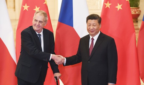 Milos Zeman Xi Jinping