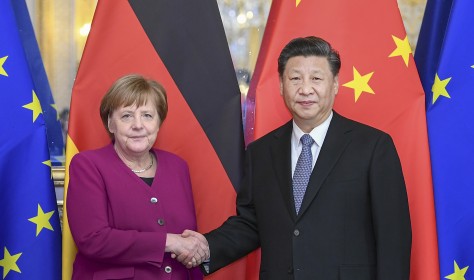 Angela Merkel and Xi Jinping