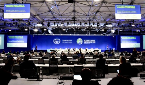 The 26th UN Climate Change Conference of the Parties (COP26) is held at the Scottish Event Campus (SEC) in Glasgow, UK on Nov. 4, 2021.