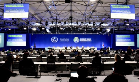 The 26th UN Climate Change Conference of the Parties (COP26) is held at the Scottish Event Campus (SEC) in Glasgow, UK on Nov. 4, 2021. 