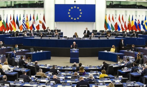 European Union foreign policy chief Josep Borrell delivers a speech during a debate on EU's role and the security situation of Europe following the Russian invasion on Ukraine, at the European Parliament