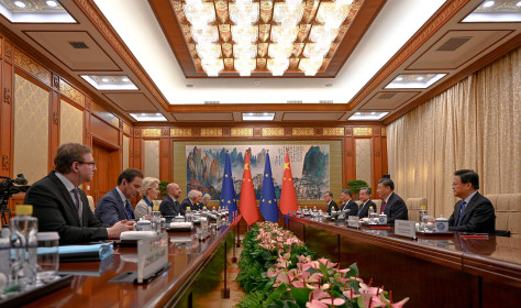 resident of the European Commission Ursula von der Leyen and the People Republic of China Xi Jinping