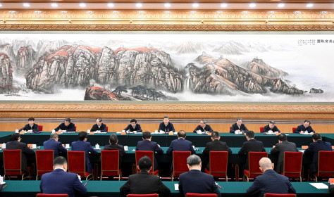 Xi Jinping attends a symposium in Beijing