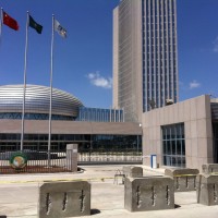 The African Union headquarters in Addis Ababa was funded and built by China. In 2018,  French newspaper Le Monde quoted anonymous AU sources saying that data had been transferred to Chinese servers for five years.