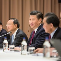 Xi Jinping at the World Economic Forum in Davos, 2017