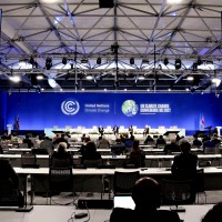The 26th UN Climate Change Conference of the Parties (COP26) is held at the Scottish Event Campus (SEC) in Glasgow, UK on Nov. 4, 2021. 