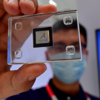 A Huawei Ascend AI chip