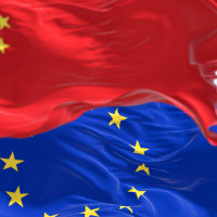 EU China flags