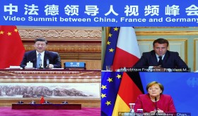 China France Germany Leaders Video Summit