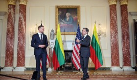 Lithuanian Foreign Minister Landesbergis meets US Secretary of State Blinken