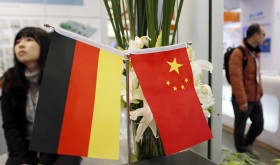 German and Chinese flags