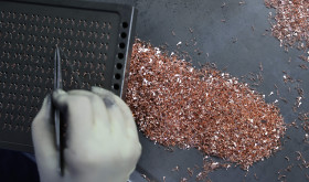 A worker is producing semiconductor products at a semiconductor manufacturing enterprise in Binzhou, East China's Shandong province, June 4, 2024