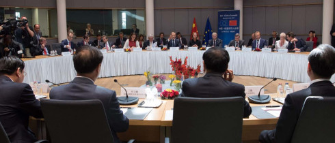 Roundtable at the EU-China Summit Plenary Meeting in June 2017