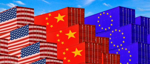 Staying out of the neighborly quarrel between the US and China is no option for Europe as both countries are doing their best to involve it. Picture by Akarat Phasura via 123rf.