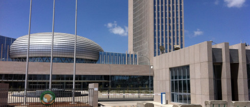 The African Union headquarters in Addis Ababa was funded and built by China. In 2018, French newspaper Le Monde quoted anonymous AU sources saying that data had been transferred to Chinese servers for five years.