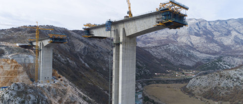 China's BRI on the ground: The Moraca bridge project in Montenegro is built and financed by China.