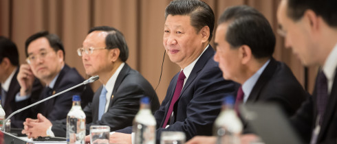 Xi Jinping at the World Economic Forum in Davos, 2017