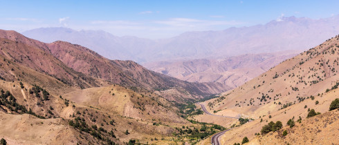 Kamchak pass in Usbekistan