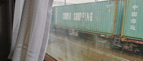 Travelling along the New Silk Road.