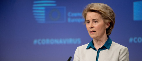 EU Commission President Ursula von der Leyen said she would welcome China’s co-operation in investing the origins of the coronavirus pandemic. Source: picture alliance/Photoshot