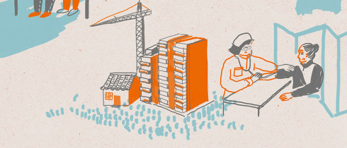 Illustration Serve the people