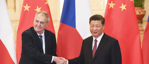 Milos Zeman Xi Jinping