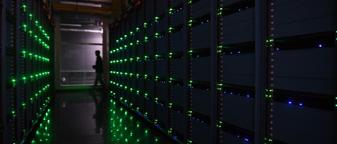 Photo taken on Sept. 11, 2016 shows the computer room at Alibaba's data center in Zhangbei County