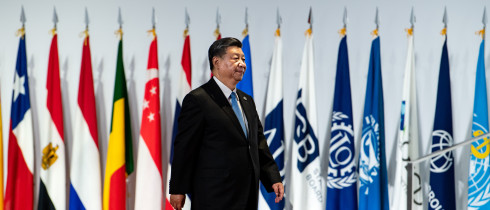 Xi Jinping walks to G20 Summit