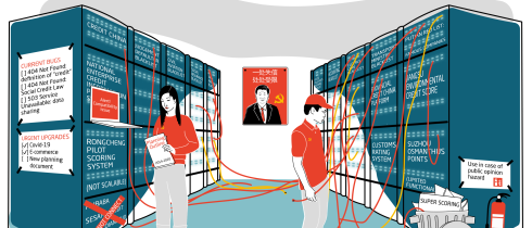 Social Credit System Monitor lead graphic no frame