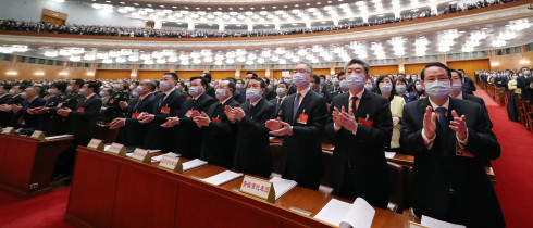 Clapping participants of the NPC 2021