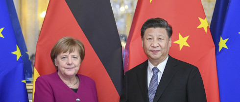 Angela Merkel and Xi Jinping