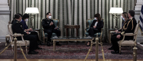 Sakellaropoulou trifft Wei Fenghe