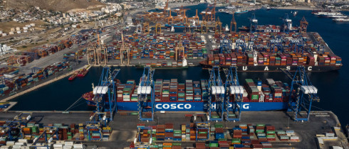 COSCO Shipping in Greek port