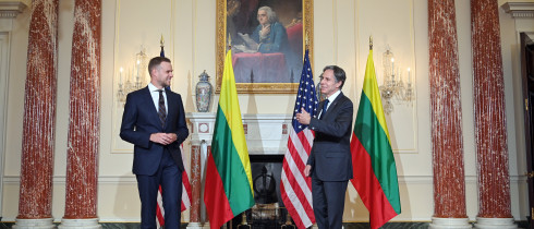 Lithuanian Foreign Minister Landesbergis meets US Secretary of State Blinken