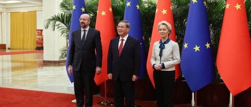 Charles Michel, Li Qiang, Ursula von der Leyen