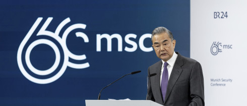 Chinese Foreign Minister Wang Yi at the Munich Security Conference 2024